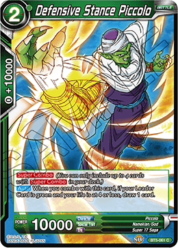 Defensive Stance Piccolo - Miraculous Revival - Common - BT5-061