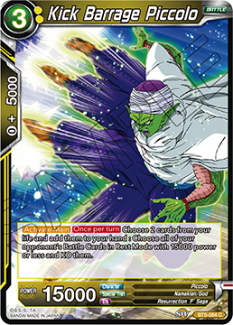 Kick Barrage Piccolo - Miraculous Revival - Common - BT5-084