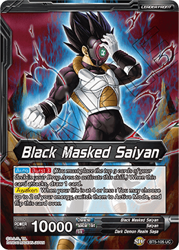 Black Masked Saiyan // Powerthirst Black Masked Saiyan - Miraculous Revival - Uncommon - BT5-105