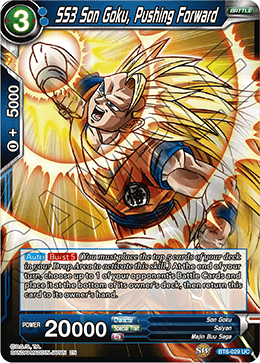 SS3 Son Goku, Pushing Forward - Destroyer Kings - Uncommon - BT6-029