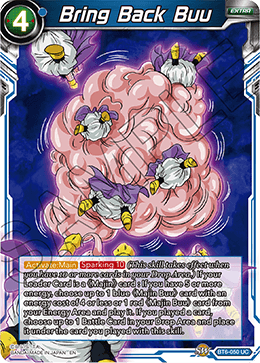 Bring Back Buu - Destroyer Kings - Uncommon - BT6-050