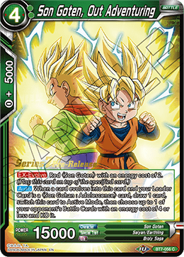Son Goten, Out Adventuring - Assault of the Saiyans Pre-Release Cards - Common - BT7-056_PR