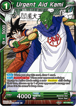 Urgent Aid Kami - Assault of the Saiyans - Uncommon - BT7-066