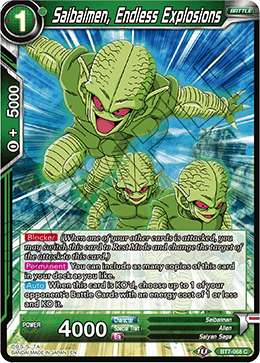 Saibaimen, Endless Explosions - Assault of the Saiyans - Common - BT7-068