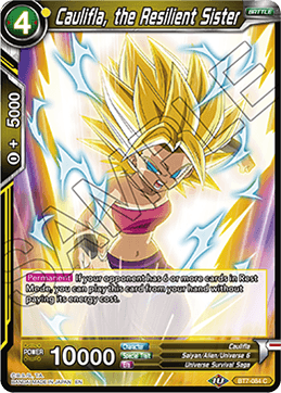 Caulifla, the Resilient Sister - Assault of the Saiyans - Common - BT7-084