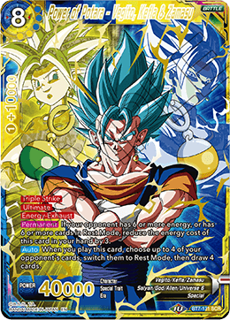 Power of Potara - Vegito, Kefla & Zamasu - Assault of the Saiyans - Secret Rare - BT7-131