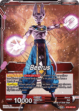 Beerus // Beerus, Furious Strike - Malicious Machinations - Uncommon - BT8-002