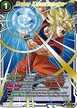 Super Kamehameha (Gold Stamped) - Mythic Booster - Common - BT8-104