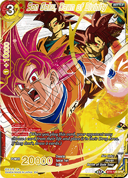 Son Goku, Dawn of Divinity (SPR) - Malicious Machinations - Special Rare - BT8-109