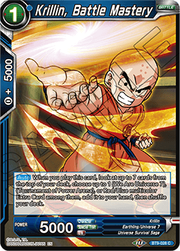 Krillin, Battle Mastery - Universal Onslaught - Common - BT9-028