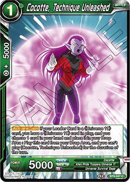 Cocotte, Technique Unleashed - Universal Onslaught - Common - BT9-047