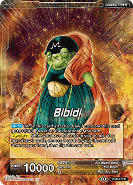 Bibidi // Majin Buu, One with Nothingness - Universal Onslaught - Common - BT9-070