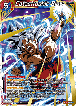 Catastrophic Blow (Revision) - 5th Anniversary Set - Super Rare - BT9-111
