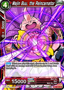 Majin Buu, the Reincarnator - Draft Box 04 - Dragon Brawl - Uncommon - DB1-005