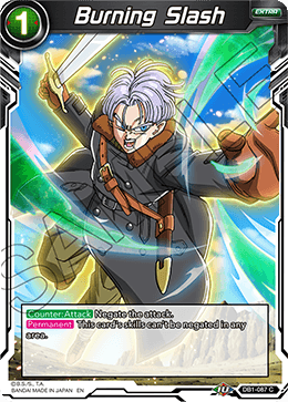 Burning Slash - Draft Box 04 - Dragon Brawl - Common - DB1-087
