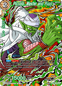 Piccolo, Master and Pupil - Draft Box 04 - Dragon Brawl - Duo Power Rare - DB1-099