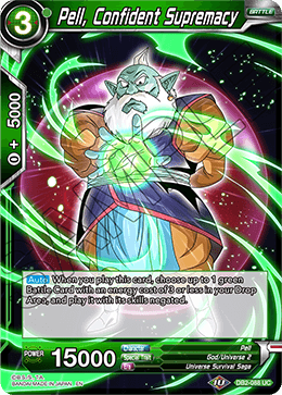 Pell, Confident Supremacy - Draft Box 05 - Divine Multiverse - Uncommon - DB2-088