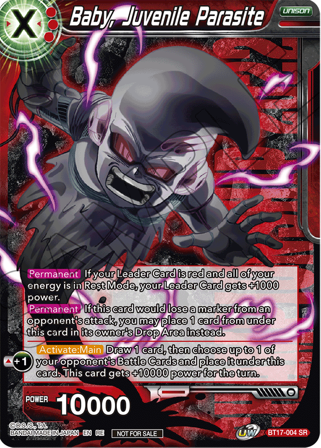 Baby, Juvenile Parasite (Championship 2022 Celebration Pack) - Promotion Cards - Super Rare - BT17-004