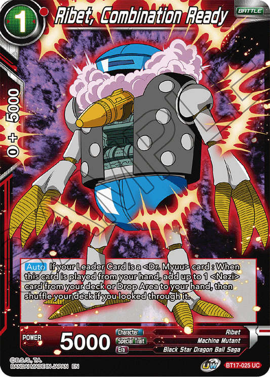 Ribet, Combination Ready - Ultimate Squad - Uncommon - BT17-025