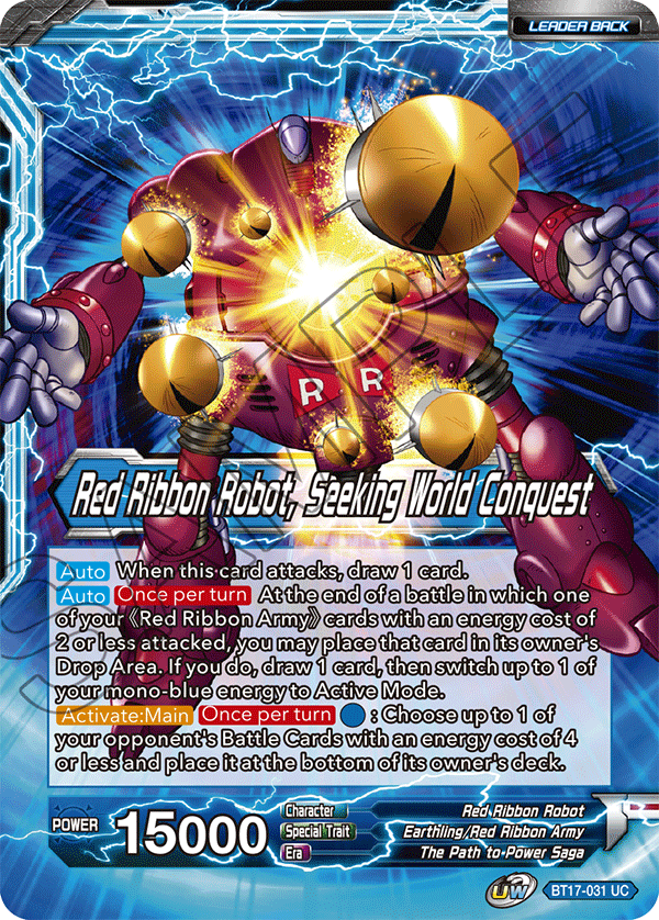 Commander Red // Red Ribbon Robot, Seeking World Conquest - Ultimate Squad - Uncommon - BT17-031