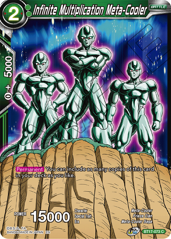 Infinite Multiplication Meta-Cooler (BT17-073) - Ultimate Squad - Common - BT17-073