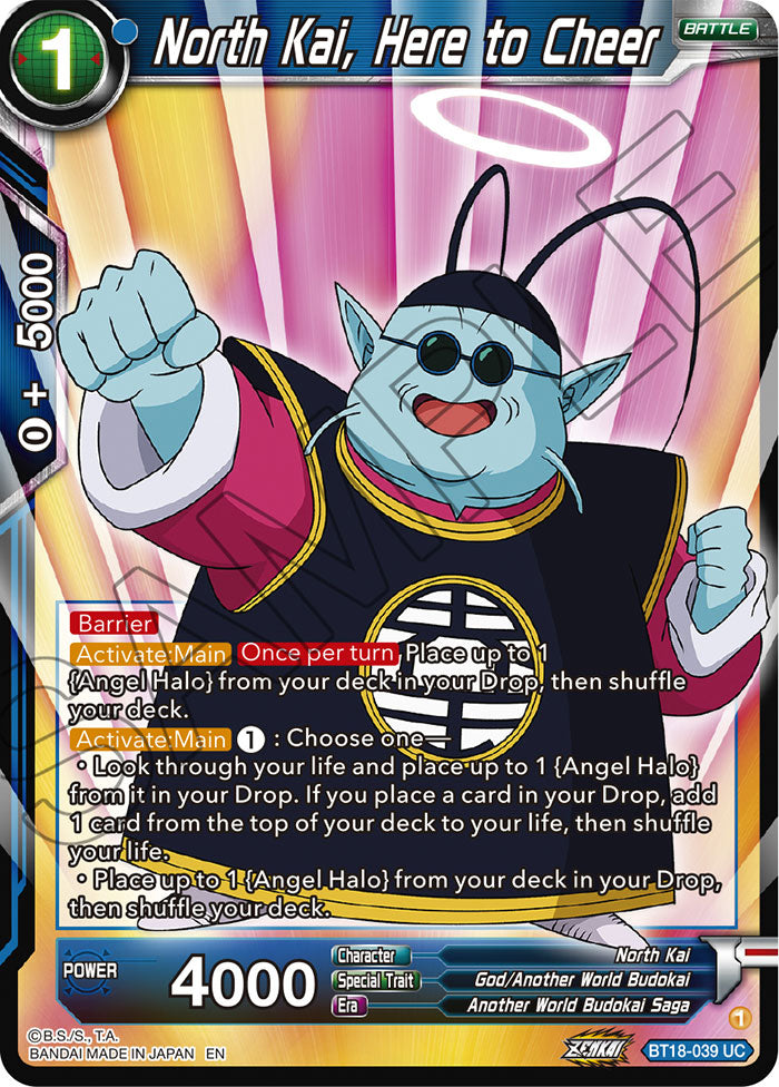 North Kai, Here to Cheer - Dawn of the Z-Legends - Uncommon - BT18-039