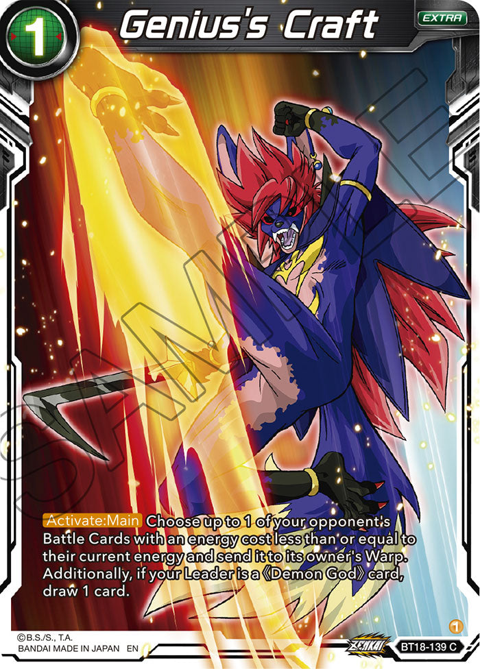 Genius's Craft - Dawn of the Z-Legends - Common - BT18-139