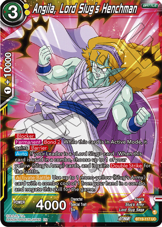 Angila, Lord Slug's Henchman - Fighter's Ambition - Uncommon - BT19-117