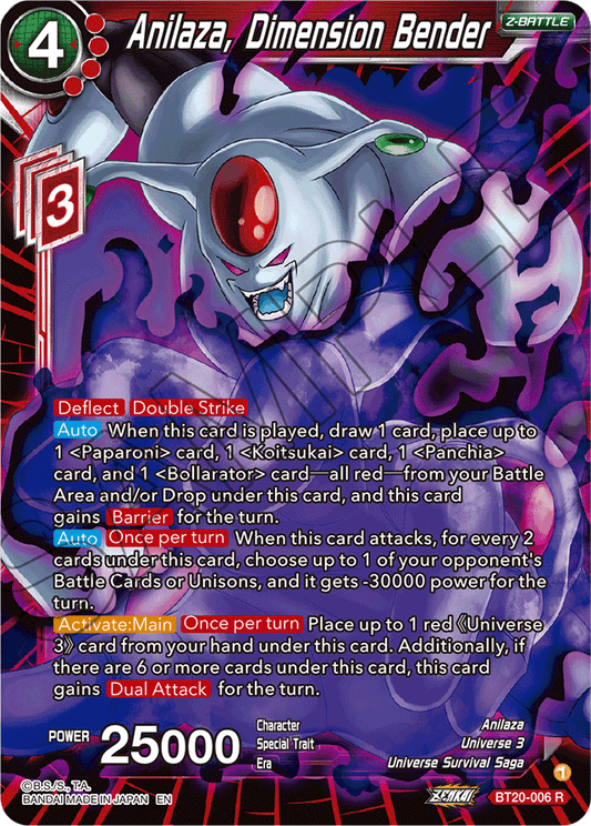 Anilaza, Dimension Bender - Power Absorbed - Rare - BT20-006