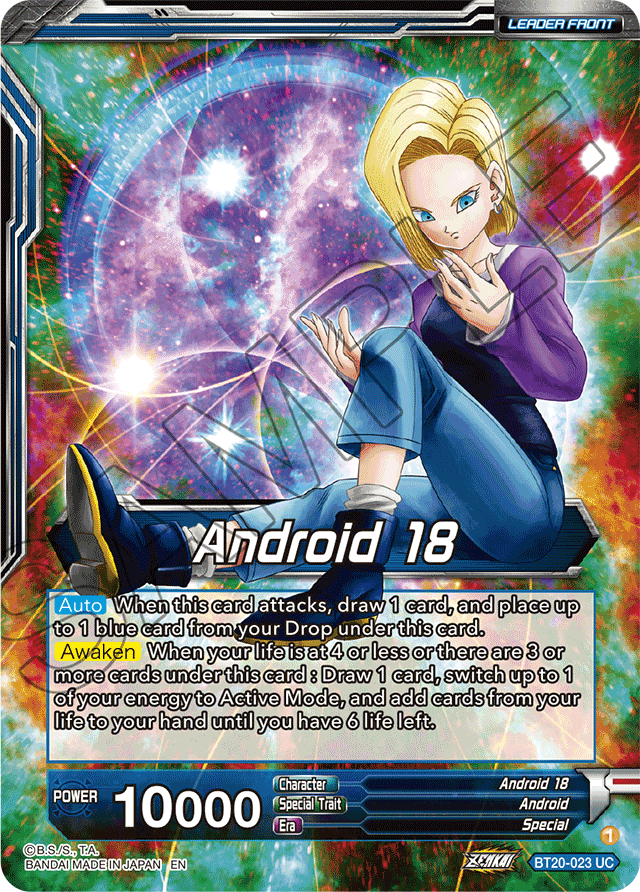 Android 18 // Android 18, Impenetrable Rushdown - Power Absorbed - Uncommon - BT20-023
