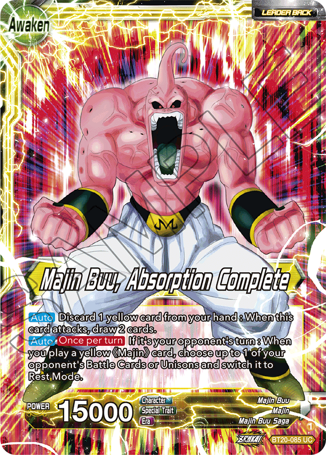 Majin Buu // Majin Buu, Absorption Complete - Power Absorbed - Uncommon - BT20-085