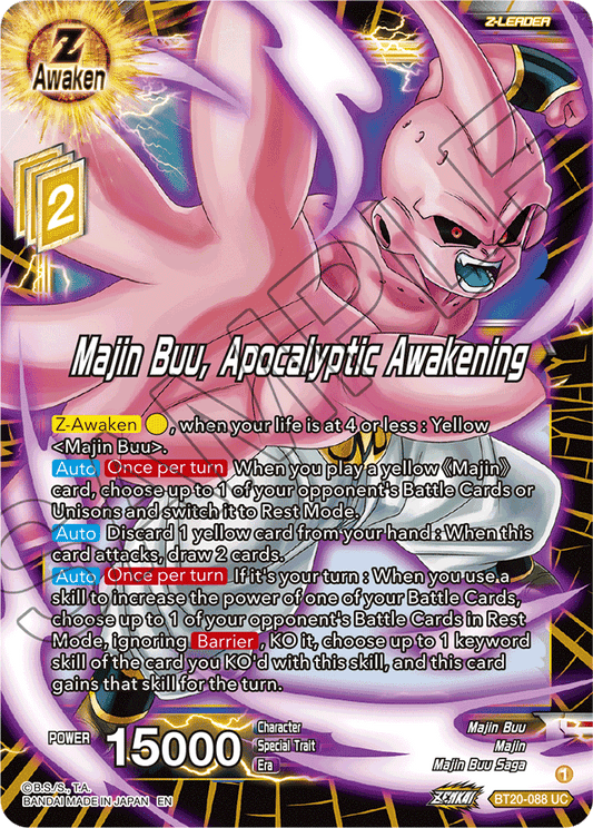 Majin Buu, Apocalyptic Awakening - Power Absorbed - Uncommon - BT20-088