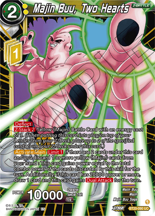 Majin Buu, Two Hearts - Power Absorbed - Uncommon - BT20-090
