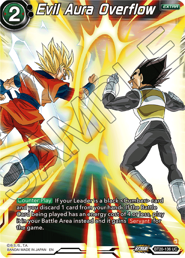 Evil Aura Overflow - Power Absorbed - Uncommon - BT20-136