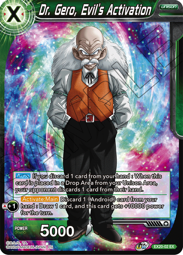 Dr. Gero, Evil's Activation - Expansion Deck Box Set 20: Ultimate Deck 2022 - Expansion Rare - EX20-02