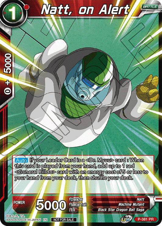 Natt, on Alert (Tournament Pack Vol. 8) - Tournament Promotion Cards - Promo - P-381