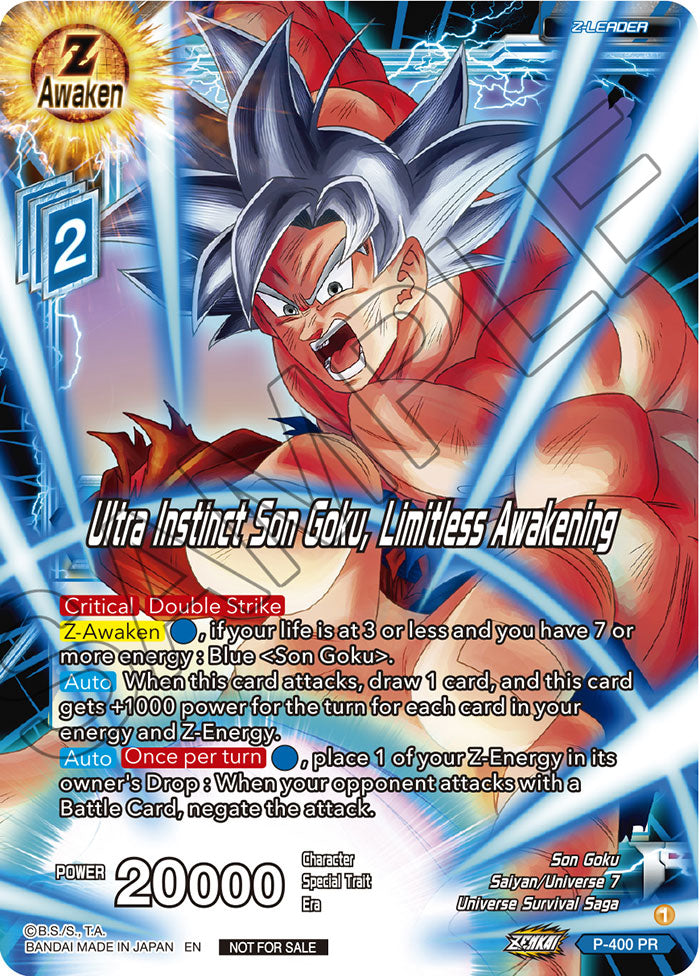 Ultra Instinct Son Goku, Limitless Awakening - Promotion Cards - Promo - P-400