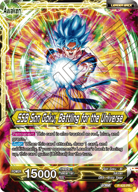 Son Goku // SSB Son Goku, Battling for the Universe - Promotion Cards - Promo - P-425