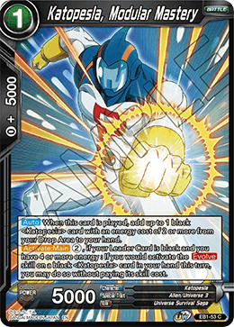 Katopesla, Modular Mastery - Battle Evolution Booster - Common - EB1-53