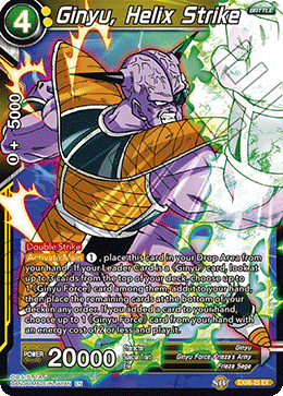 Ginyu, Helix Strike - Special Anniversary Set - Expansion Rare - EX06-25