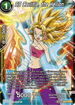 SS Caulifla, the Hellion - Expansion Deck Box Set 07: Magnificent Collection - Fusion Hero - Expansion Rare - EX07-10