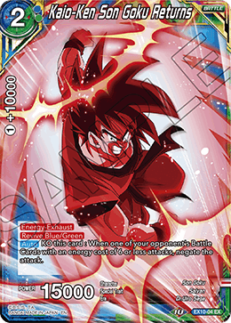 Kaio-Ken Son Goku Returns - Expansion Deck Box Set 10: Namekian Surge - Expansion Rare - EX10-04