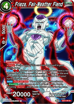 Frieza, Fair-Weather Fiend - Expansion Deck Box Set 11: Universe 7 Unison - Expansion Rare - EX11-06
