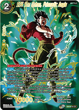 SS4 Son Gohan, Prismatic Aegis - Special Anniversary Set 2021 - Expansion Rare - EX19-34