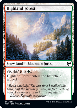 Highland Forest - Kaldheim - L - 261
