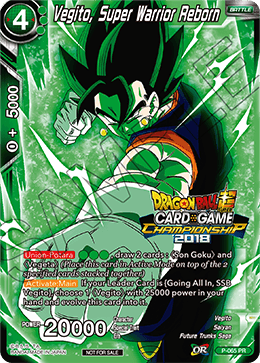 Vegito, Super Warrior Reborn - Tournament Promotion Cards - Promo - P-065