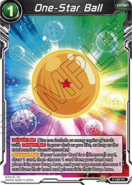 One-Star Ball - Promotion Cards - Promo - P-089