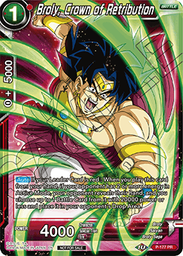 Broly, Crown of Retribution - Promotion Cards - Promo - P-177