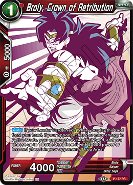 Broly, Crown of Retribution (Alternate Art) - Special Anniversary Set 2020 - Promo - P-177
