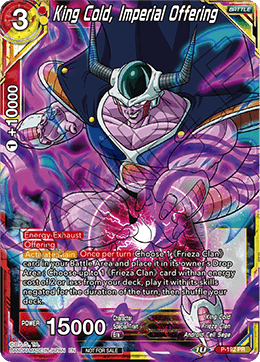 King Cold, Imperial Offering - Promotion Cards - Promo - P-192